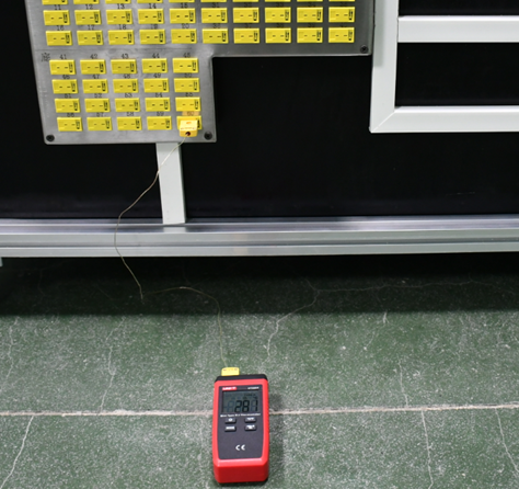 IEC 60335-1 ركن اختبار التسخين المطلي باللون الأسود المطفأ 0