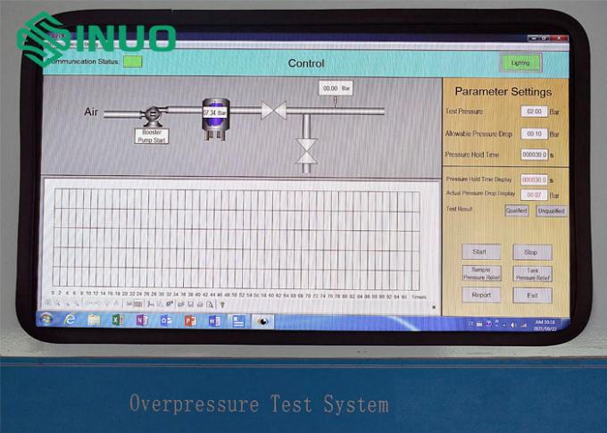 IEC 62196-3 نظام اختبار الضغط الزائد لاختبار تسرب ضغط السيارة الكهربائية 1