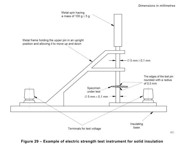 أداة اختبار القوة الكهربائية للمعطلة الصلبة أو المواد 0
