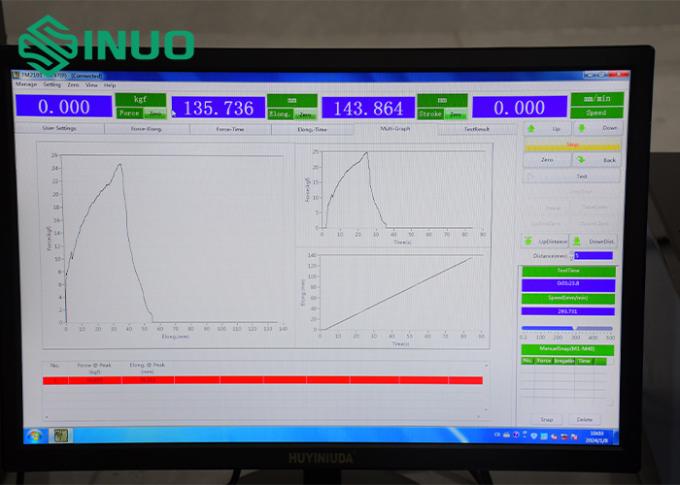 IEC60947-1 آلة اختبار قوة الشد مع نطاق الاختبار 50KN تتبنى التحكم بالحاسوب 0