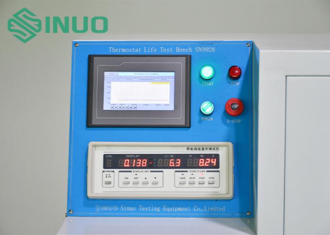 جهاز الاختبار لدرجة حرارة المصابيح مع PLC IEC 60598-1 1