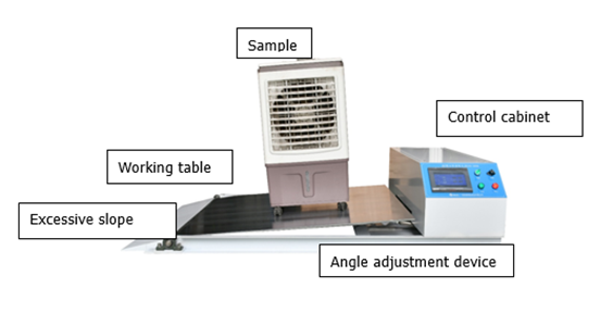 IEC 60601-1 2012 ME مقعد اختبار الاستقرار لاختبار المعدات الكهربائية الطبية 0
