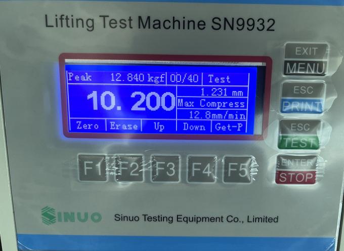 IEC 60598-2-17 آلة اختبار رفع الكرة اللولبية عالية الدقة لاختبار الرفع 0
