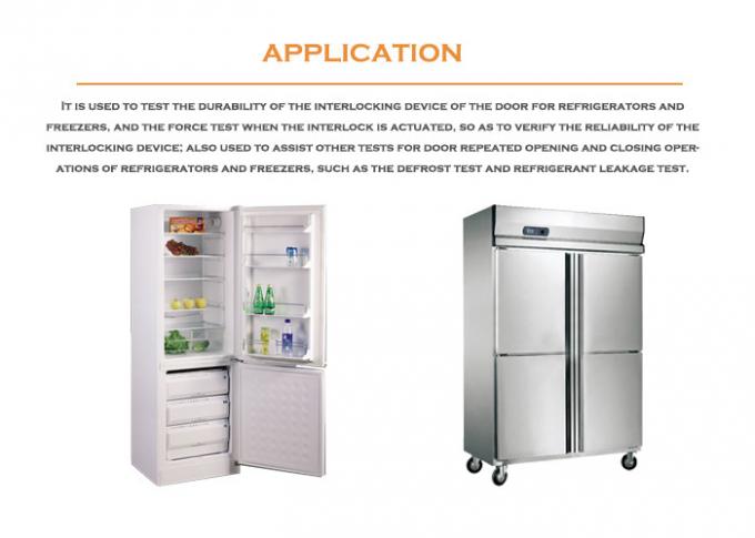 IEC60335-2-24 محطة ثلاجة واحدة باب الثلاجة فتح التحمل وآلة اختبار السحب 0