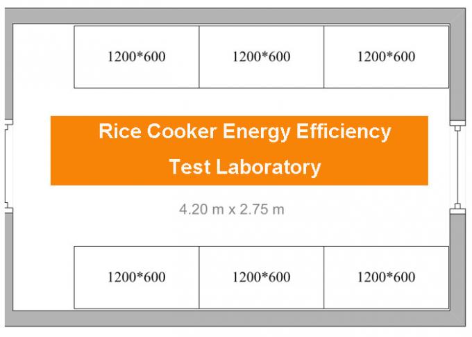 مواقد الأرز الكهربائية كفاءة الطاقة مختبر 2 مقاعد اختبار 6 زوايا سوداء 1