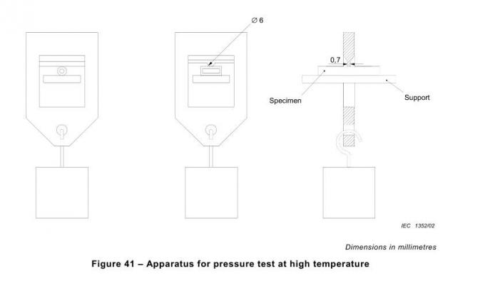 معيار IEC 60884-1 جهاز للاختبار بالضغط عند درجة حرارة عالية للاختبار المقاومة للحرارة 0