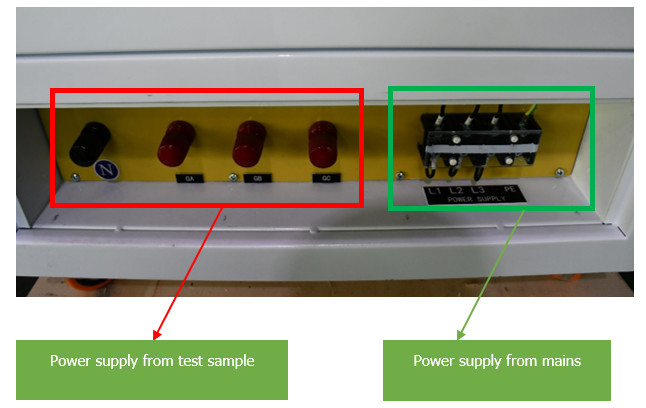 IEC 60335-2-59 30KW بنك الحمل المقاوم للحمل الكهربائي إلى مصدر الطاقة 0