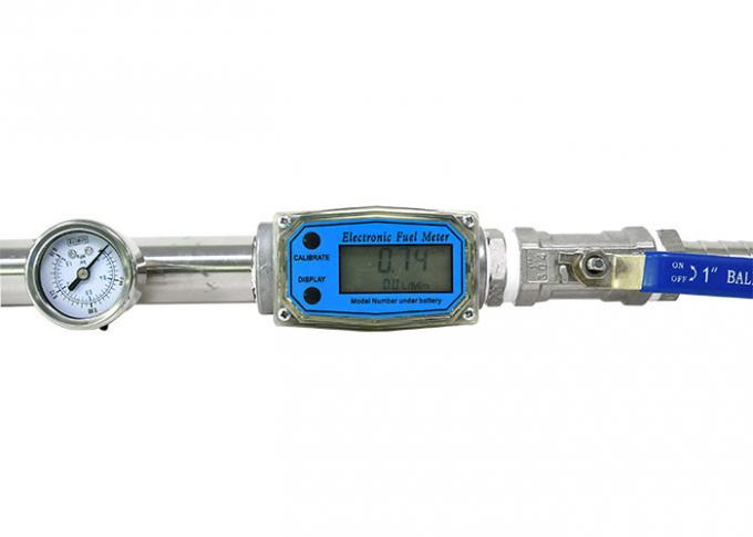 فوهة خرطوم IEC 60529 IPX6 مع مقياس تدفق رقمي Ф12.5mm 100L / Min 0