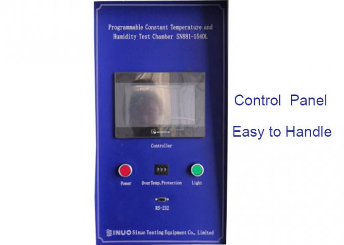 الرطوبة الثابتة القابلة للبرمجة وغرفة اختبار درجة الحرارة 1540 لتر IEC60068-2-2 1
