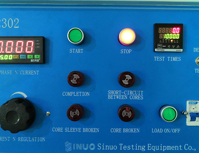 IEC 60245.1 البند 5.6.3.1 جهاز اختبار الانحناء لفحص الكابلات 0