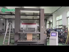 6-100KN اختبار ضغط الصندوق لاختبار قوة الضغط في عبوات الكرتون