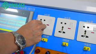 IEC 60884 اختبار ارتفاع درجة حرارة مقبس التوصيل لماذا توفر 6 محطات SN2119 80٪ من وقت الاختبار