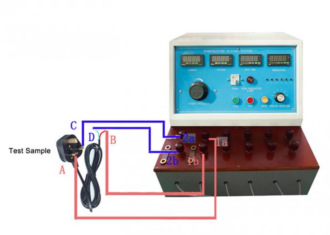12 فولت التبديل اختبار الحياة IEC 60884-1 الشكل 44 المكونات دبابيس ارتفاع درجة حرارة جهاز اختبار 6 محطات 0
